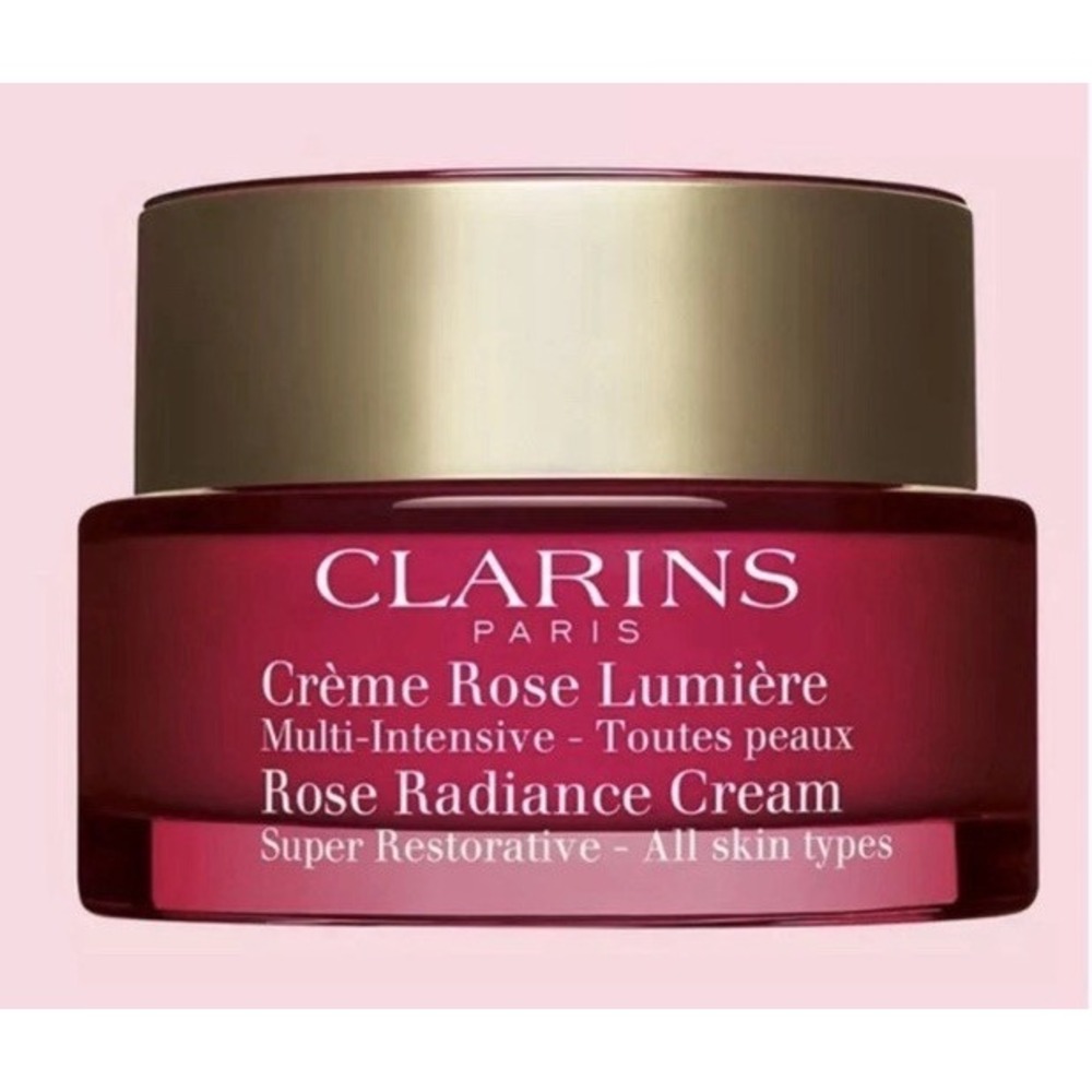 Clarins Rose Radiance Cream Super Restorative Anti-Aging Mature Skin 1.7oz New